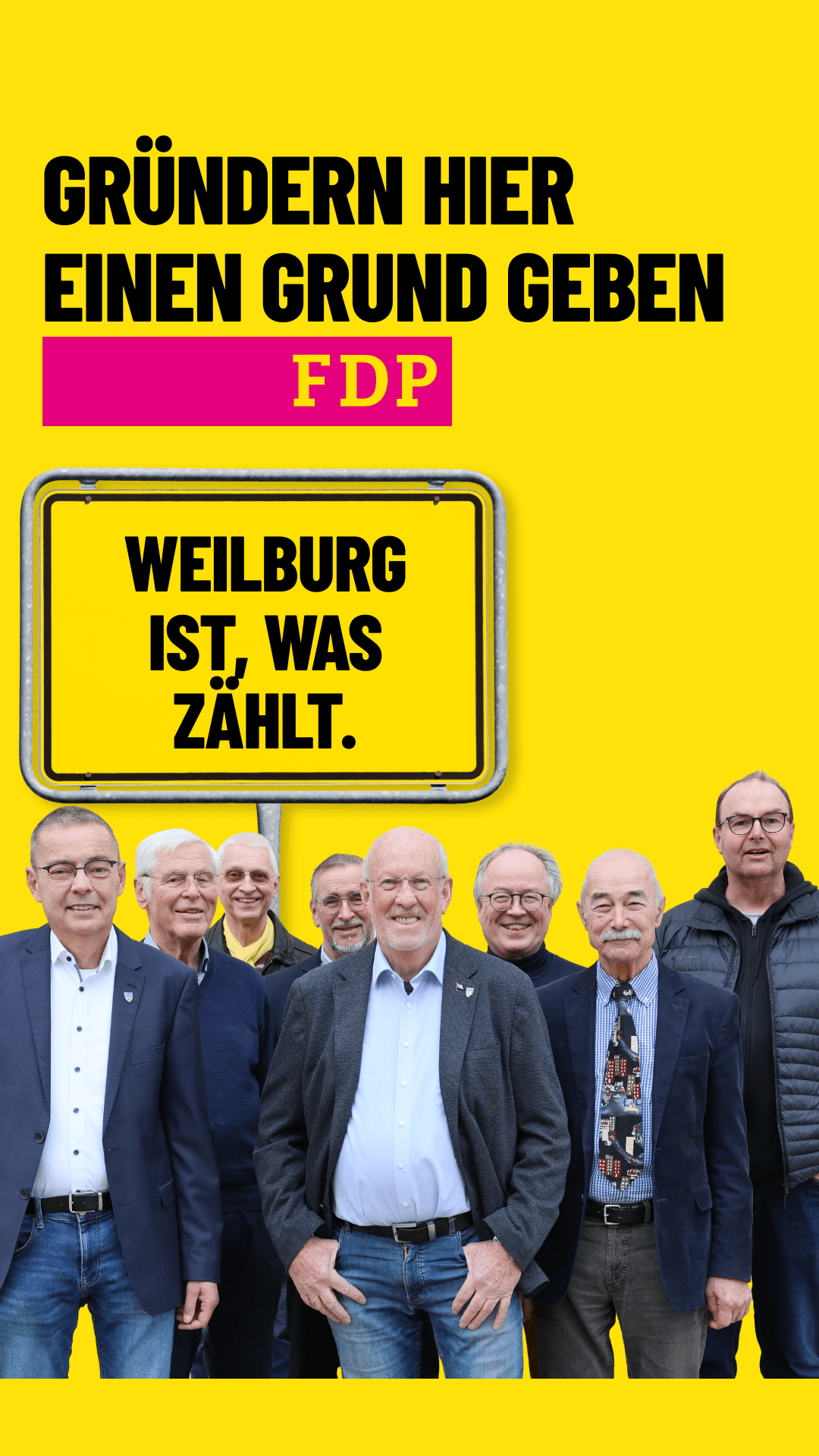 Das Weilburg Team für den 15.03.